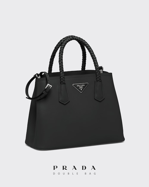 Prada プラダ ドゥーブレ ミディアム レザー ハンドバッグ 3