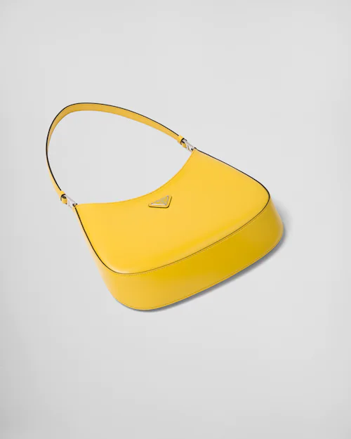 Prada プラダ クレオ ブラッシュドレザー ショルダーバッグ 3