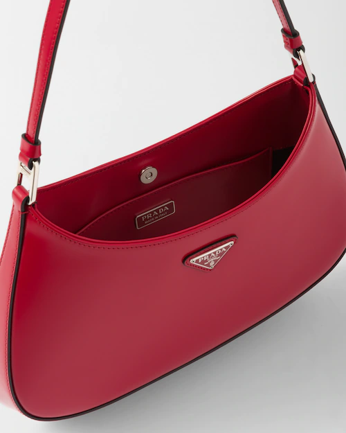 Prada プラダ クレオ ブラッシュドレザー ショルダーバッグ 5