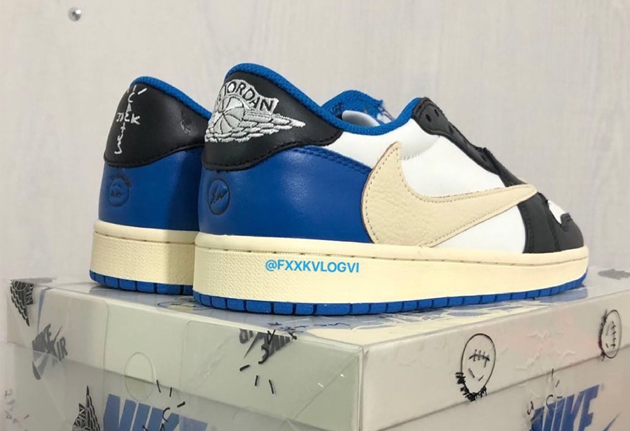Nike,Travis Scott,fragment Des  低帮「闪电倒钩 AJ1」也要发售了！特殊鞋盒首次曝光！