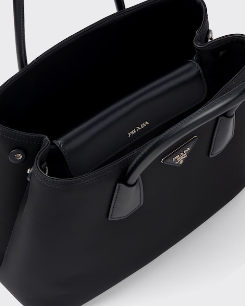 Prada プラダ ドゥーブレ ナイロンxサフィアーノレザー バッグ 5