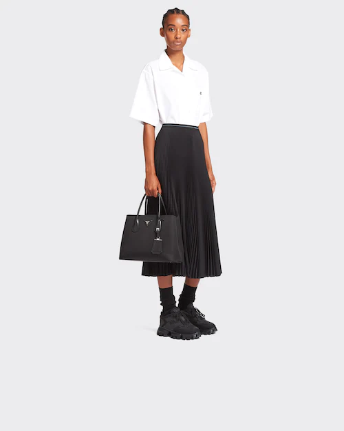 Prada プラダ ドゥーブレ ナイロンxサフィアーノレザー バッグ 7