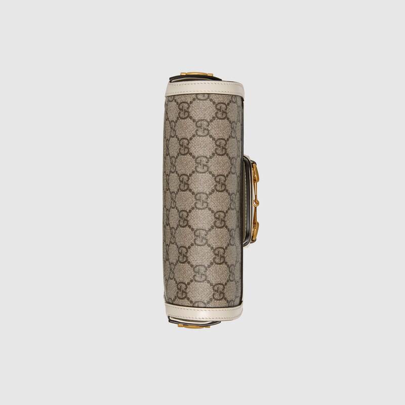 Gucci 马衔扣1955系列迷你手袋（配可拆卸双肩带）