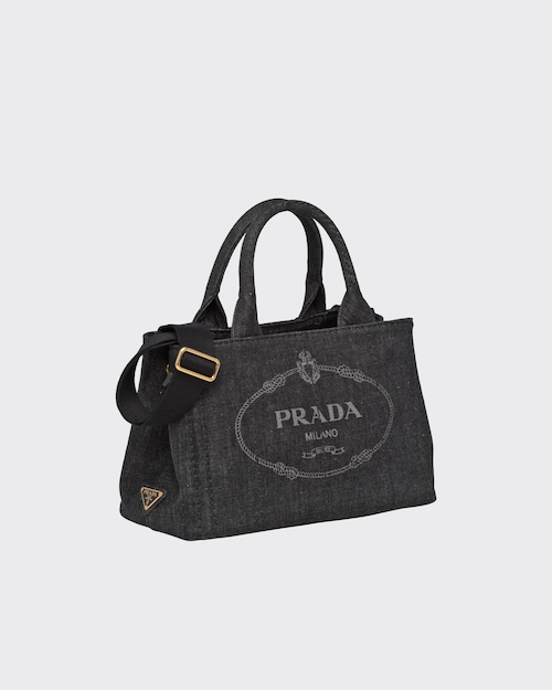 Prada デニム ファブリック ハンドバッグ 3