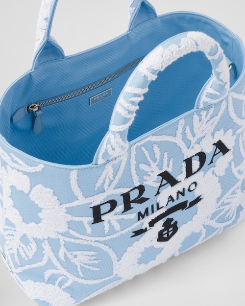 Prada 刺繍入り ドリルトートバッグ 5
