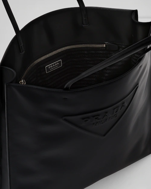 Prada レザー トートバッグ 5