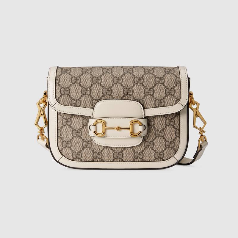 Gucci 马衔扣1955系列迷你手袋（配可拆卸双肩带）