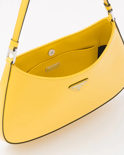 Prada プラダ クレオ ブラッシュドレザー ショルダーバッグ 5