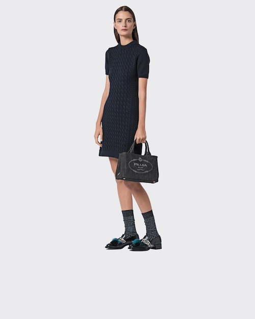 Prada デニム ファブリック ハンドバッグ 2