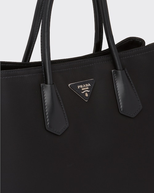 Prada プラダ ドゥーブレ ナイロンxサフィアーノレザー バッグ 6