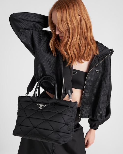 Prada Re\u002DNylon ミディアム パデッドトートバッグ 8