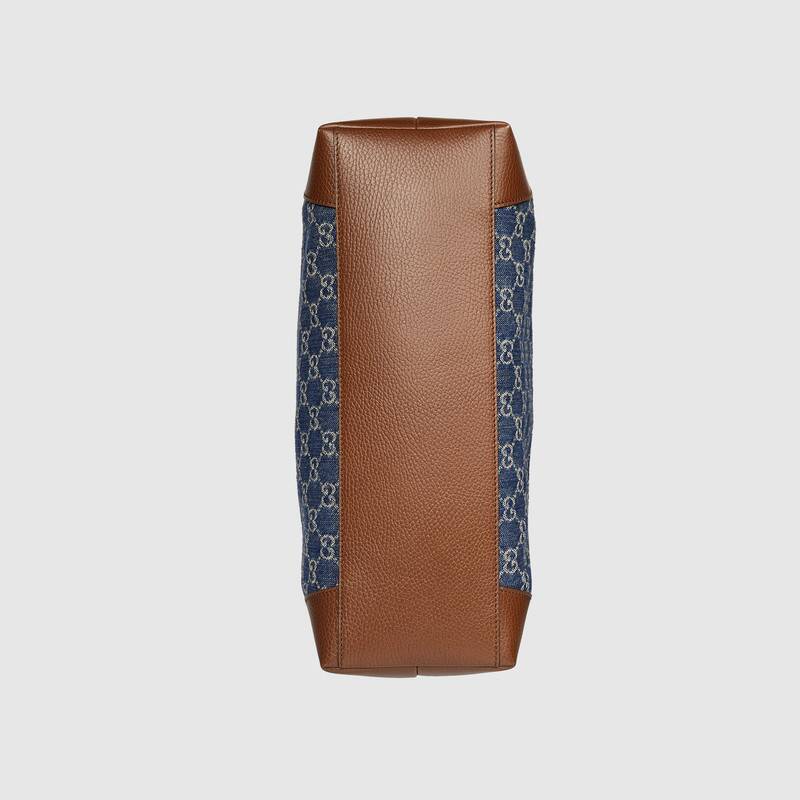 GG Denim系列Ophidia系列中号GG托特包