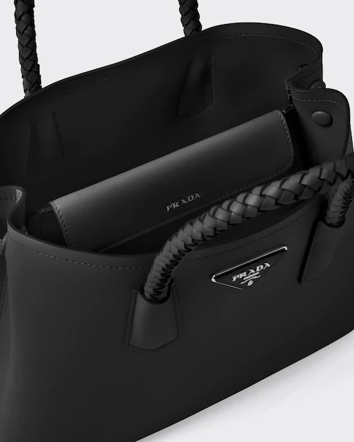 Prada プラダ ドゥーブレ ミディアム レザー ハンドバッグ 5