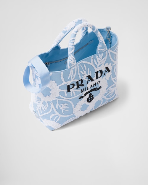 Prada 刺繍入り ドリルトートバッグ 3