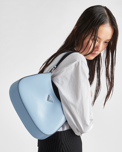Prada プラダ クレオ ブラッシュドレザー ショルダーバッグ 2