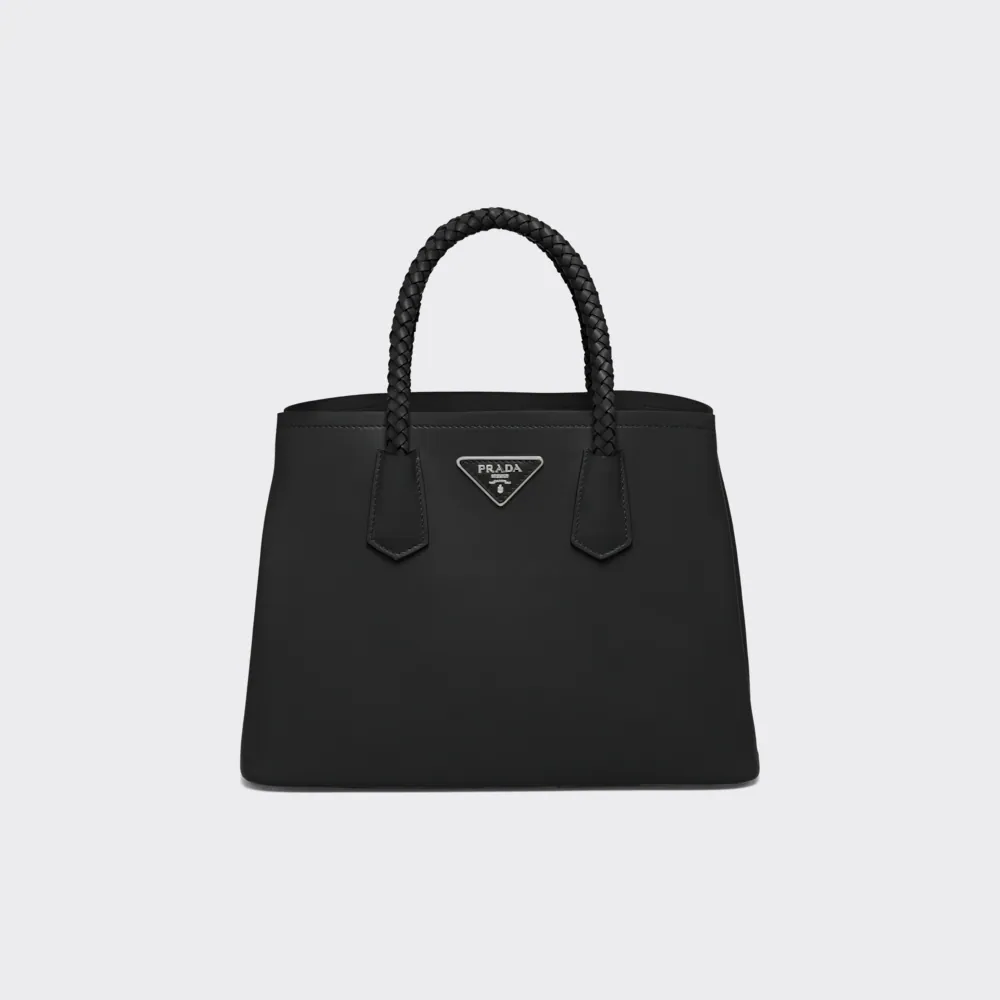 Prada プラダ ドゥーブレ ミディアム レザー ハンドバッグ 1