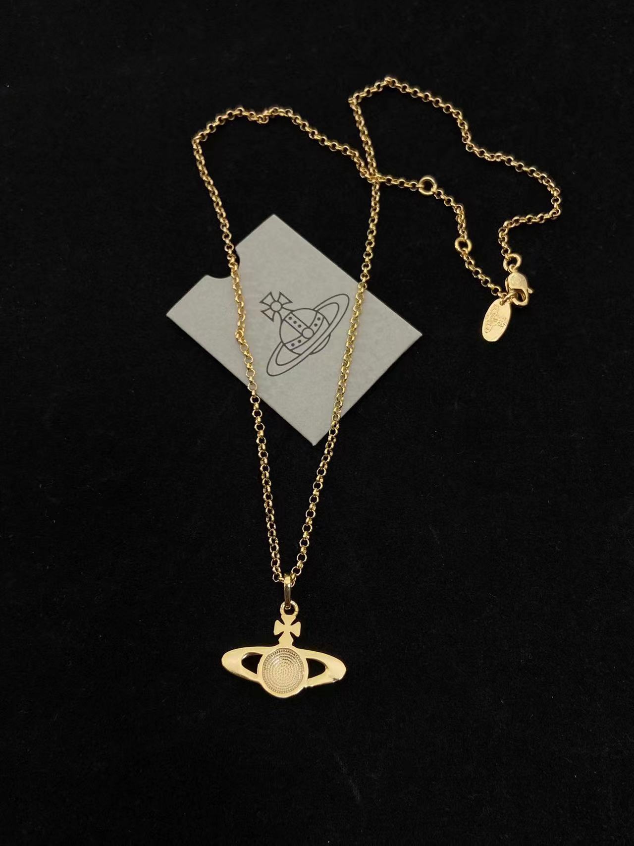 Viv1enne westeood土星の惑星ネックレス【 50％割引+送料無料】