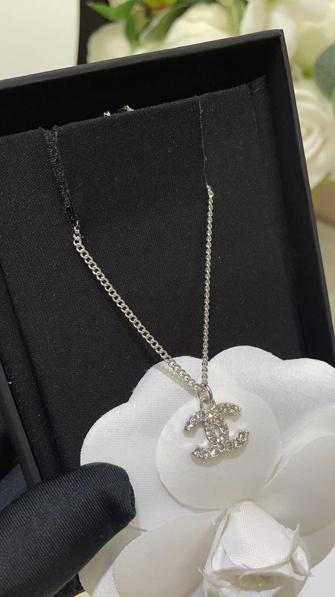 CHANE1 シンプルダイヤモンドネックレス【50％割引+送料無料】