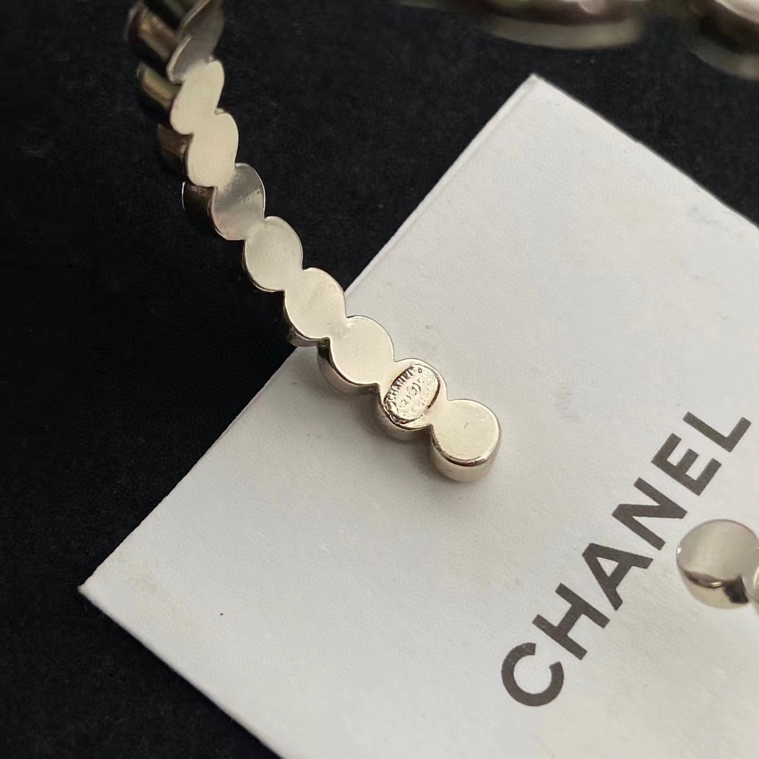 CHANE1 ダブルC ダイヤモンド ブレスレット【 50％割引+送料無料】