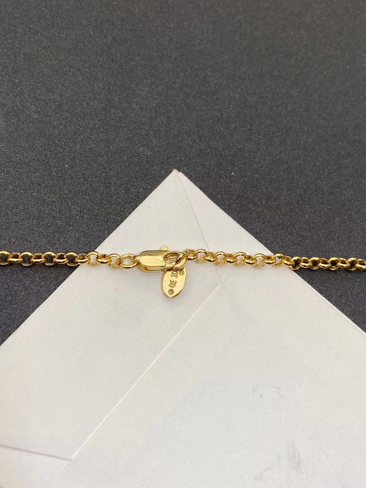 Chr0me Heartsクラシック ダブルクロス ネックレス【 50％割引+送料無料】