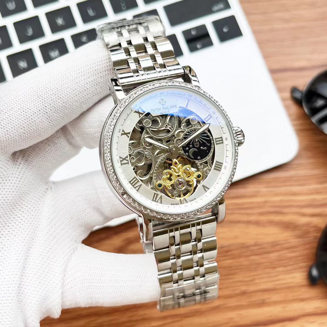 PATEK PH1LIPPEスチールストラップメンズ腕時計【50％割引+送料無料】 43mm*13mm