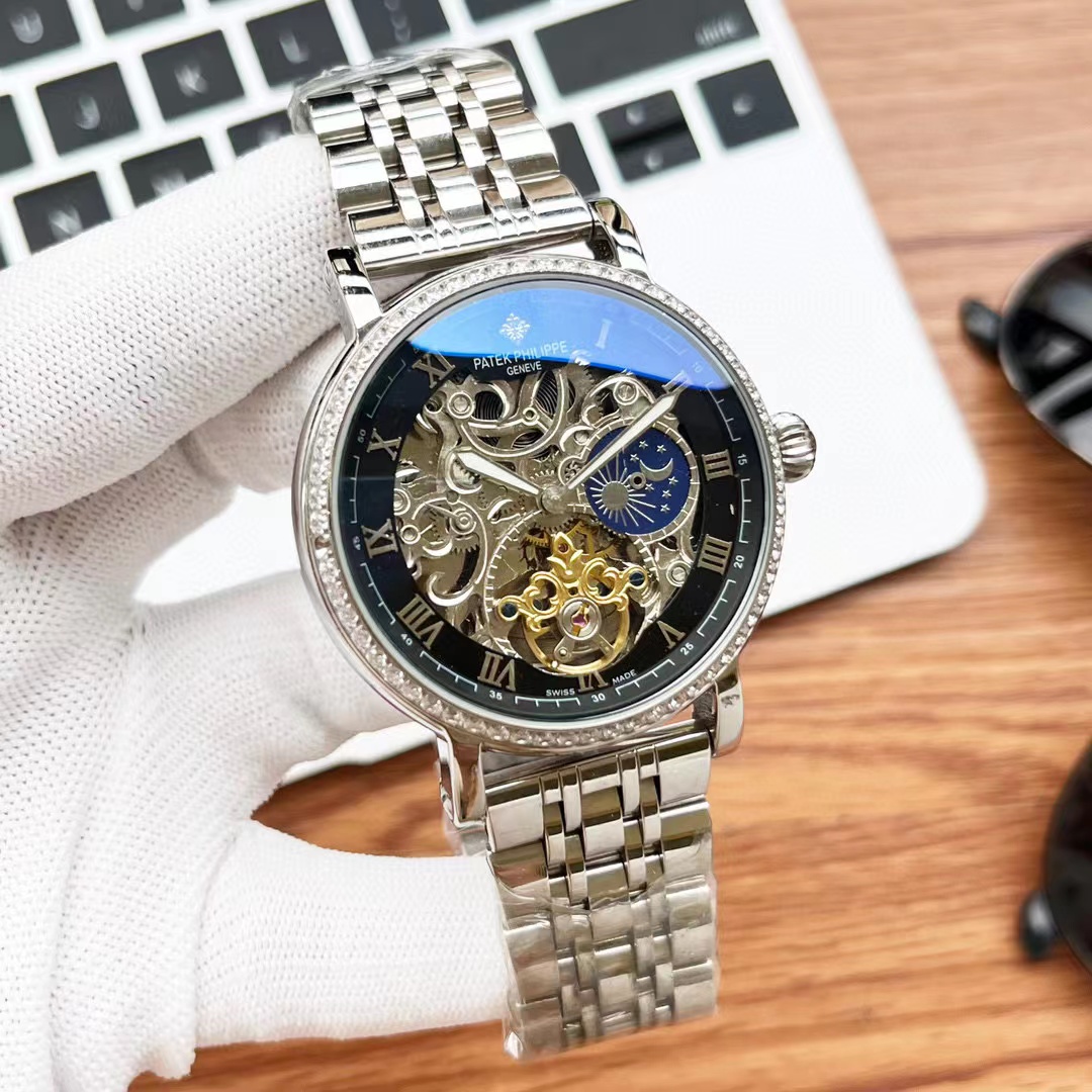 PATEK PH1LIPPEスチールストラップメンズ腕時計【50％割引+送料無料】 43mm*13mm