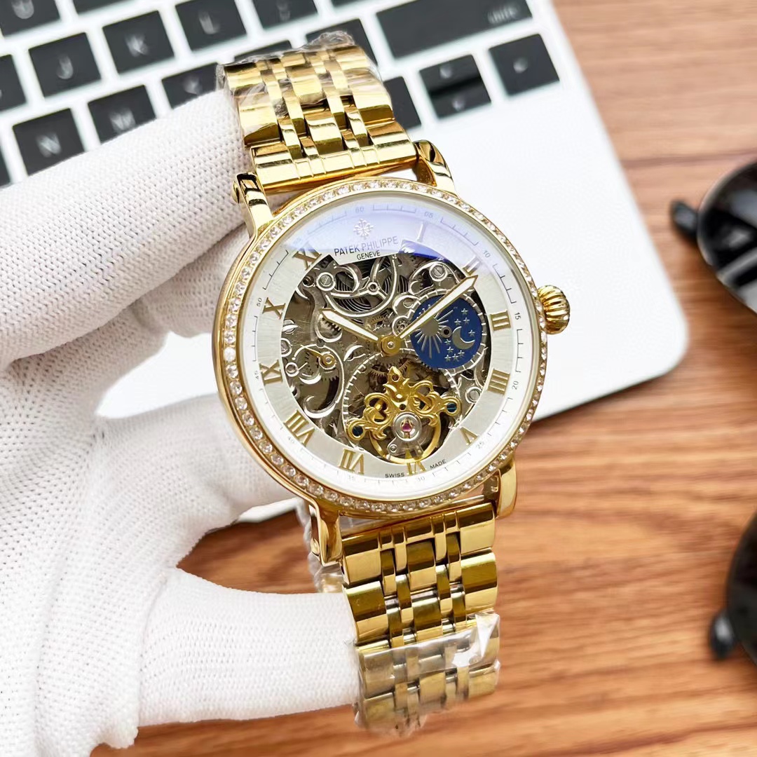 PATEK PH1LIPPEスチールストラップメンズ腕時計【50％割引+送料無料】 43mm*13mm