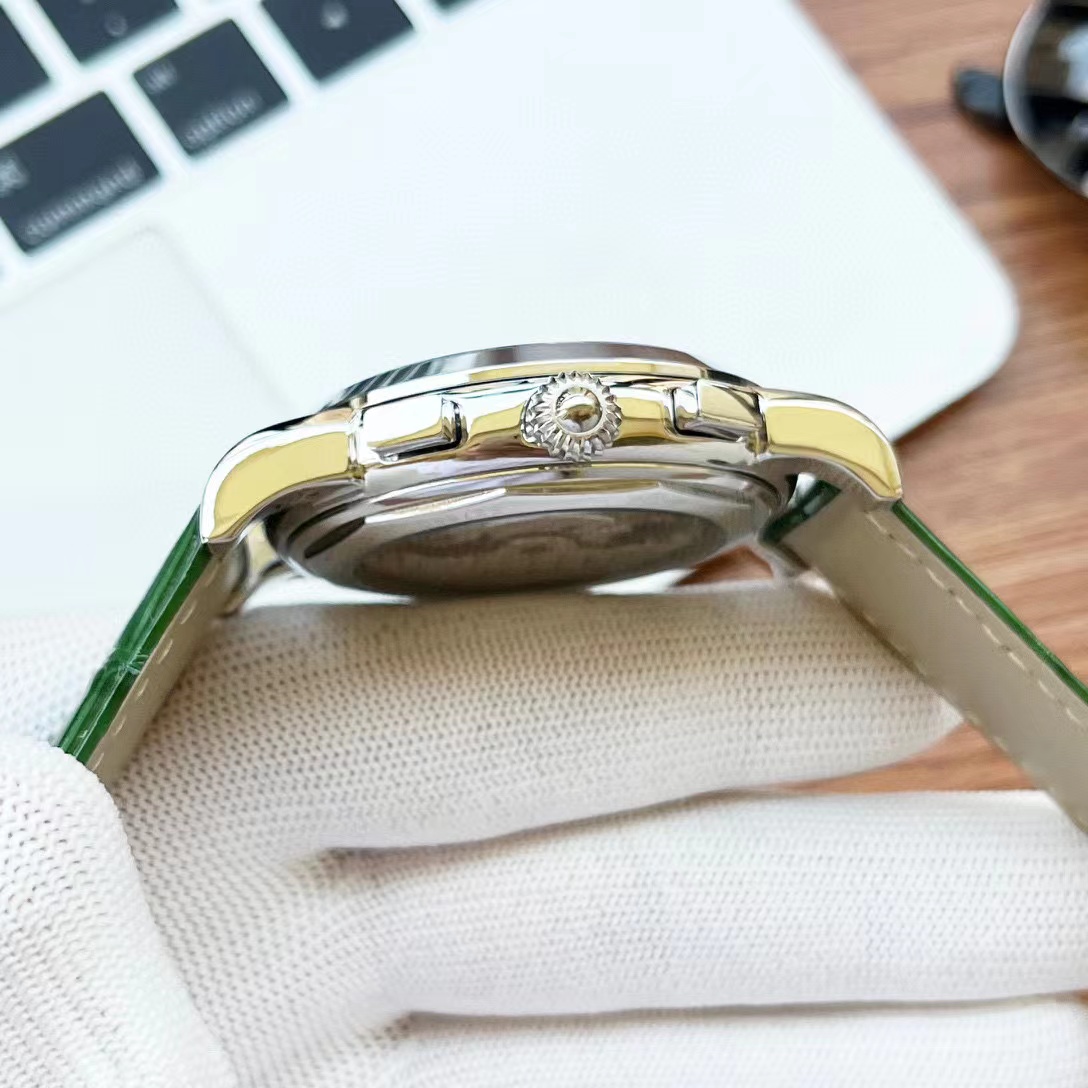 PATEK PH1LIPPEカーフスキンメンズ腕時計【50％割引+送料無料】 43mm*13mm