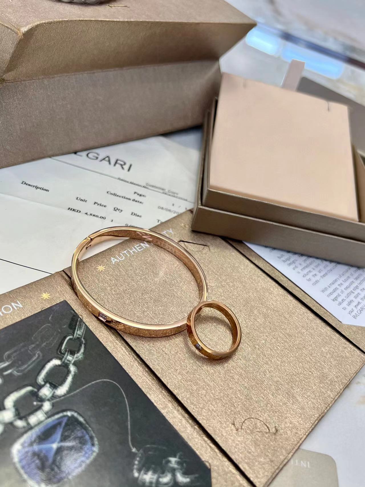  BVLGAR1 リング+ブレスレット 2点セット【 50％割引+送料無料】