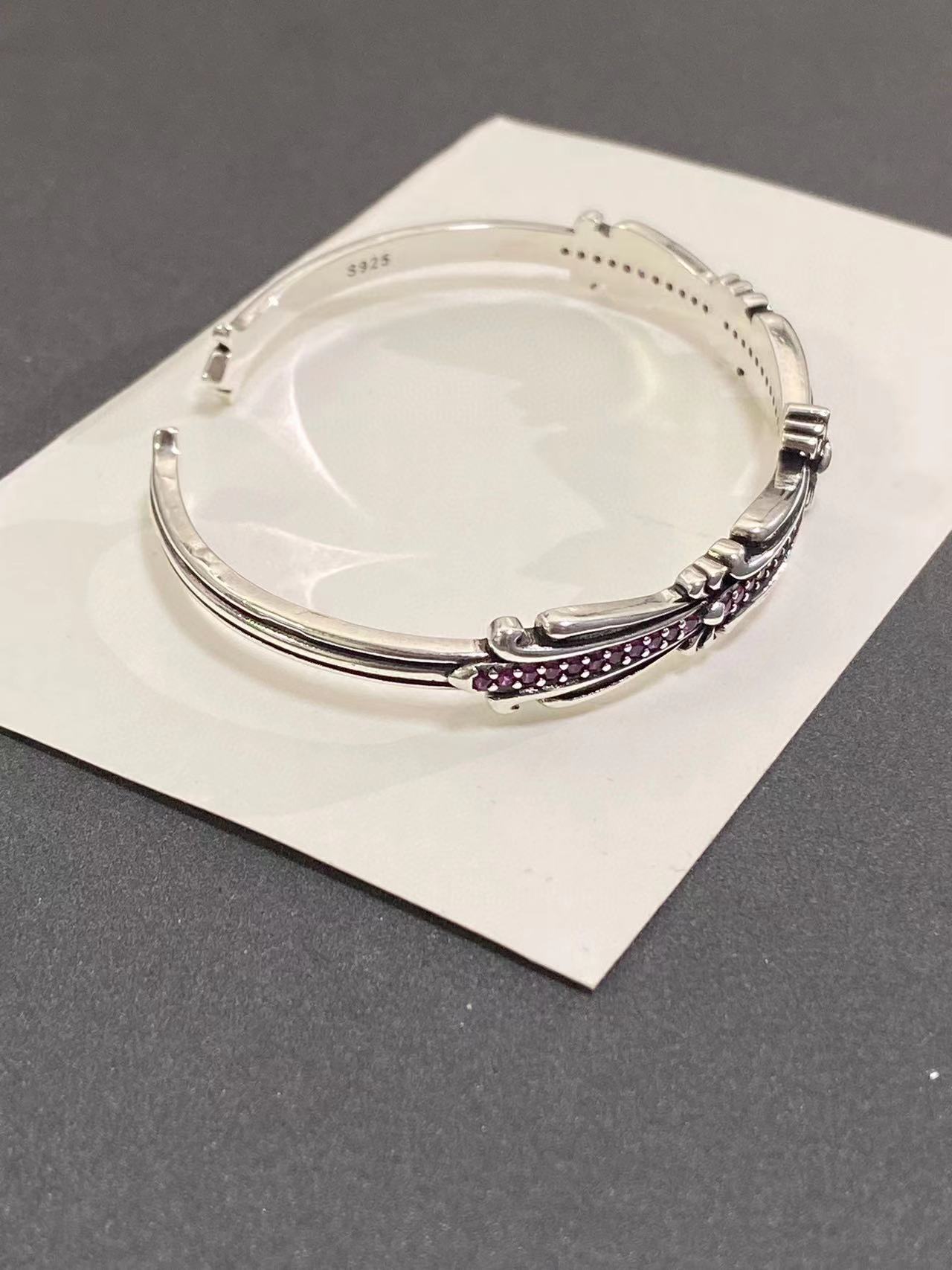 Chr0me Heartsピンクダイヤモンドブレスレット【50％割引+送料無料】