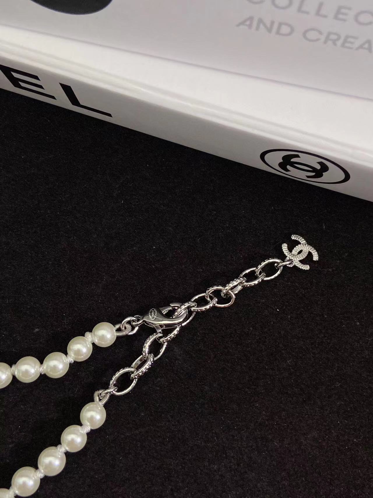 CHANE1 新しいフル ダイヤモンド パール セーター チェーン【50％割引+送料無料】