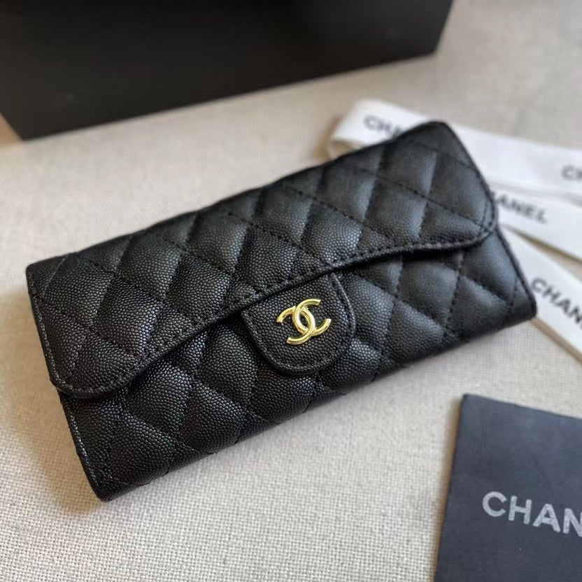 ⭐CHANE1 上質な牛革の長財布【50％割引+送料無料】cclgqb