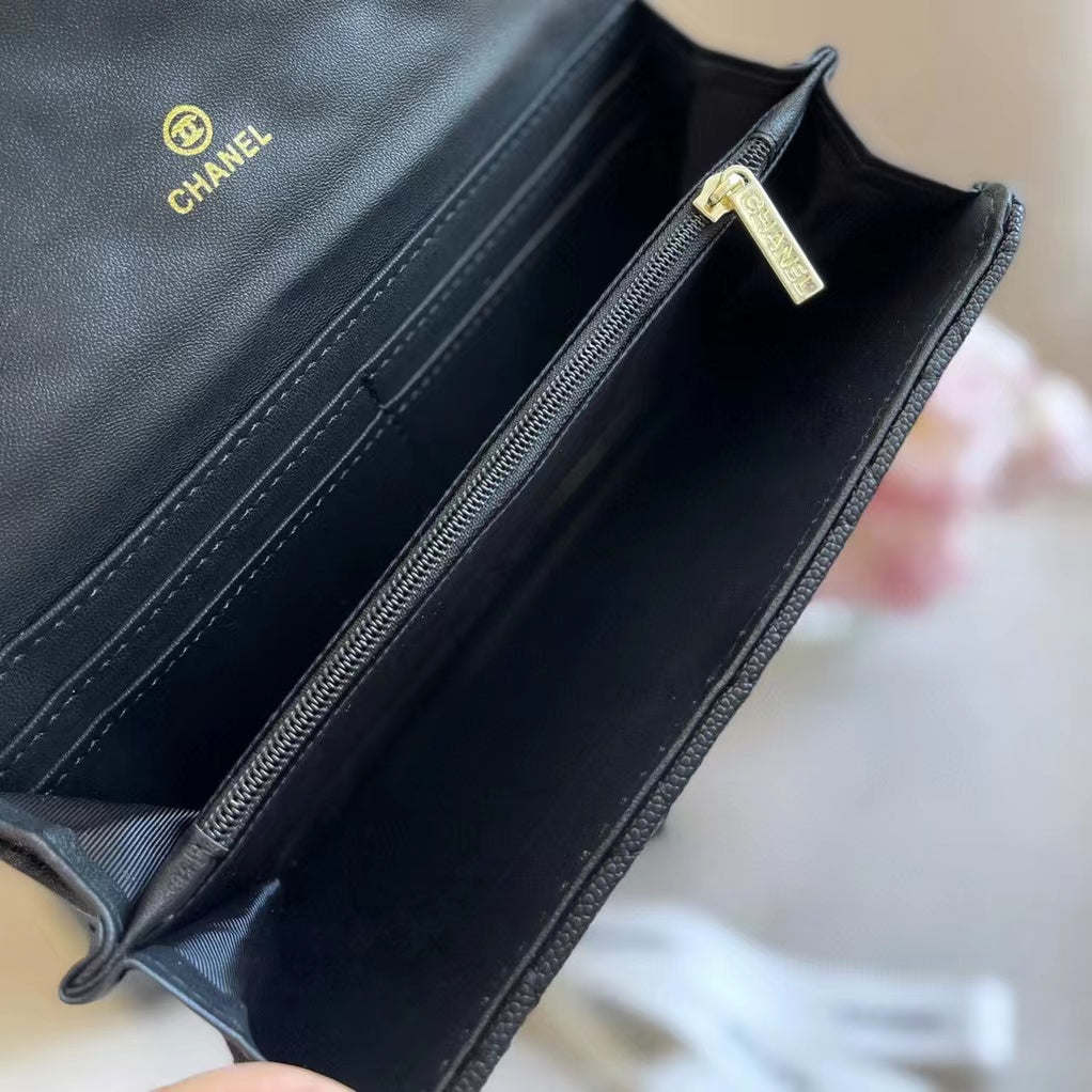 ⭐CHANE1 上質な牛革の長財布【50％割引+送料無料】cclgqb