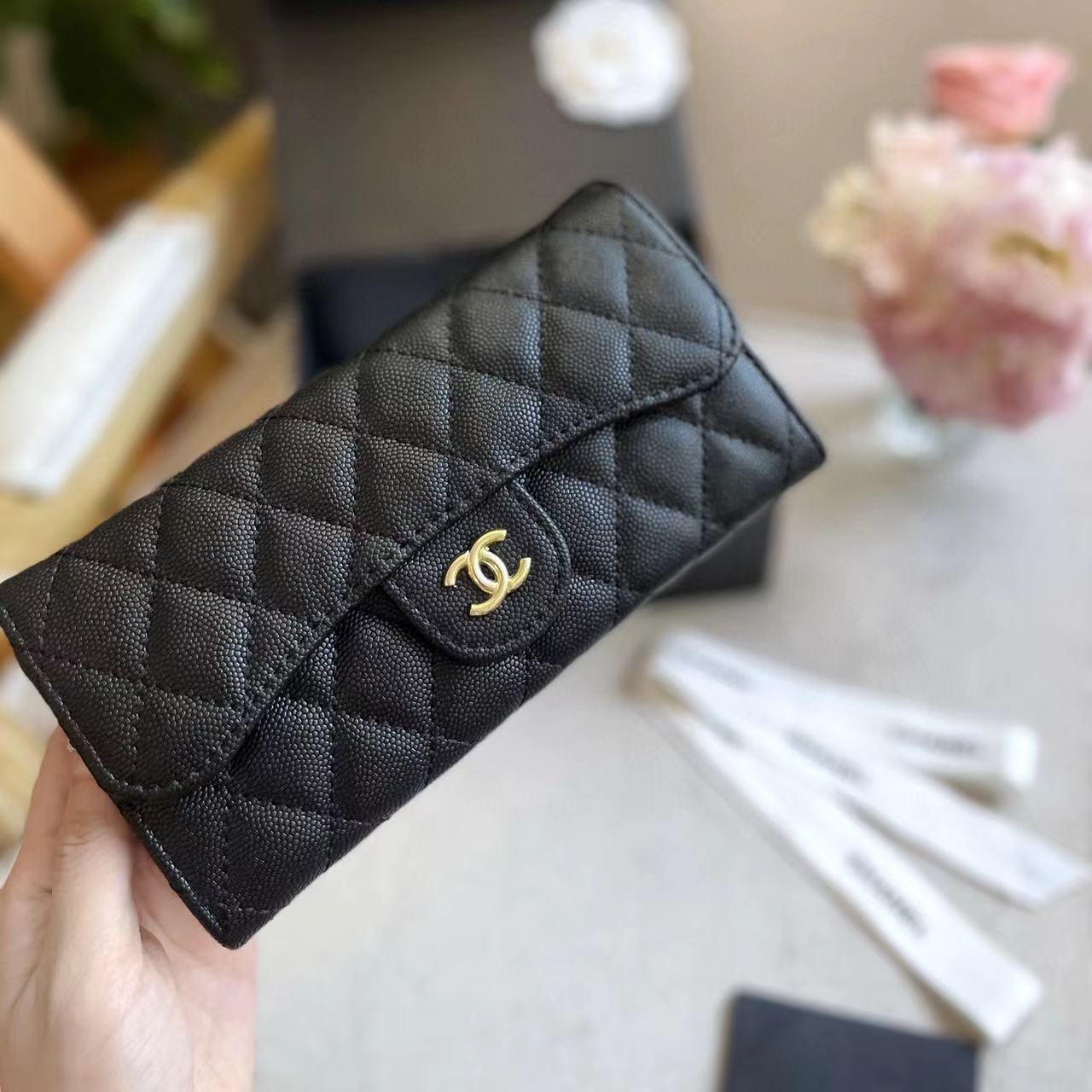 ⭐CHANE1 上質な牛革の長財布【50％割引+送料無料】cclgqb