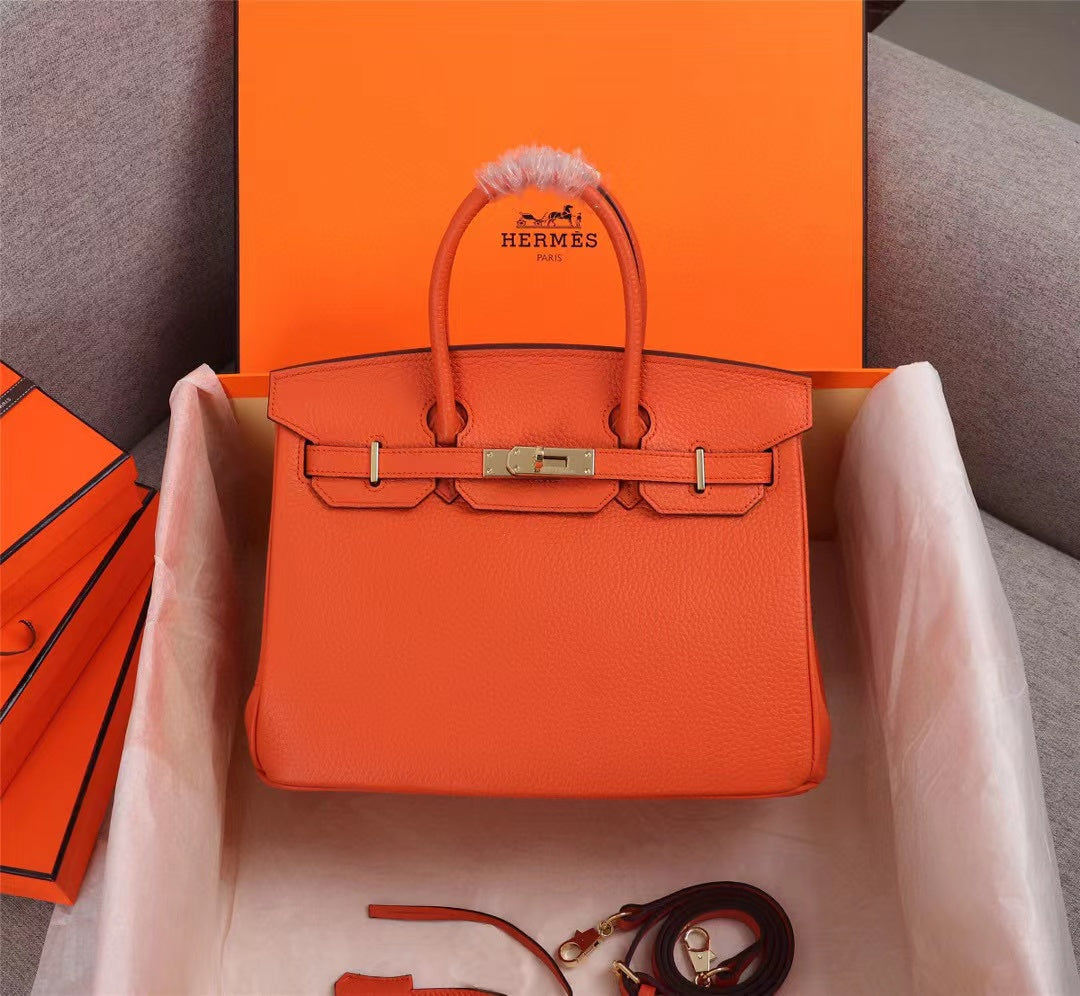 ⭐Herme1Birkin ライチ柄プラチナバッグ 【50％割引+送料無料】