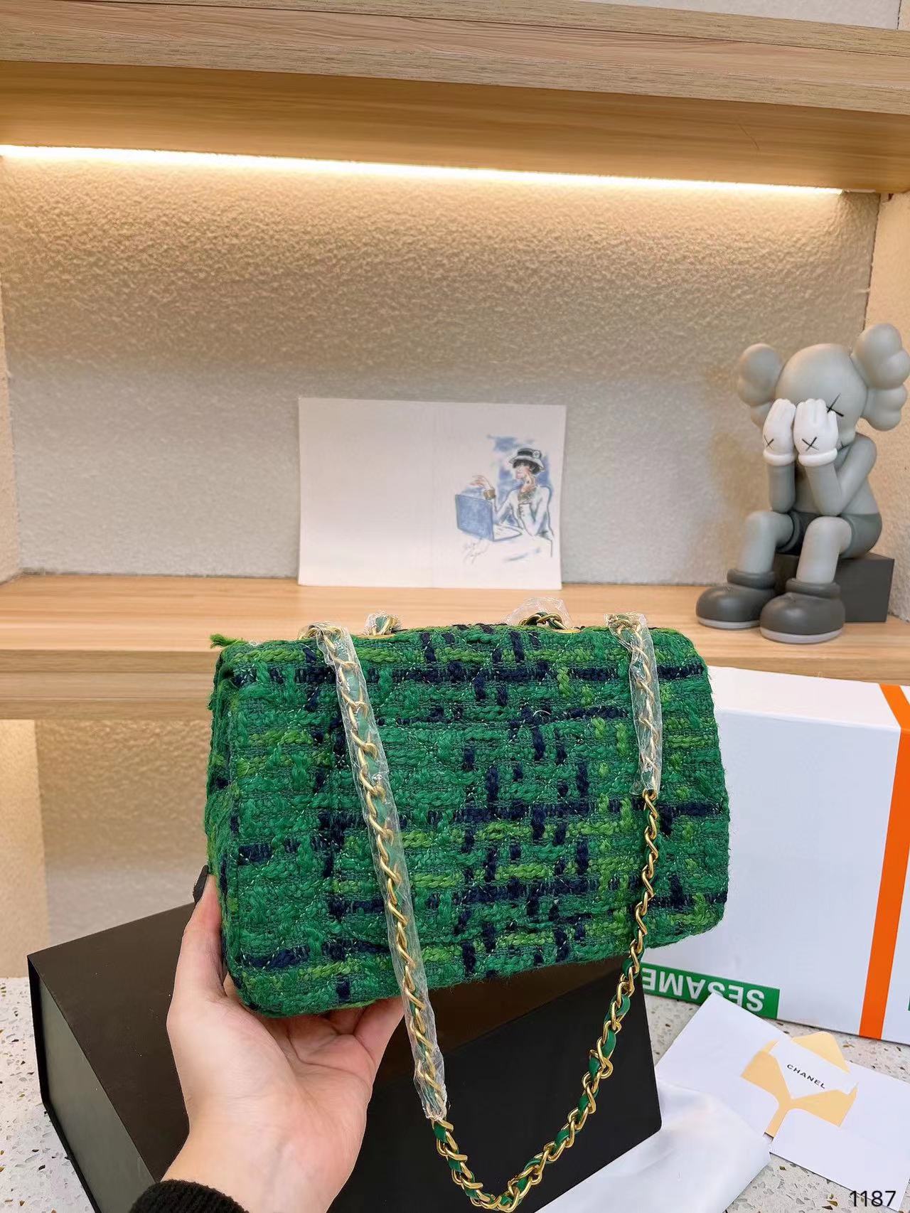 ⭐CHANE1 cf ニットショルダー/クロスボディバッグ【50％割引+送料無料】