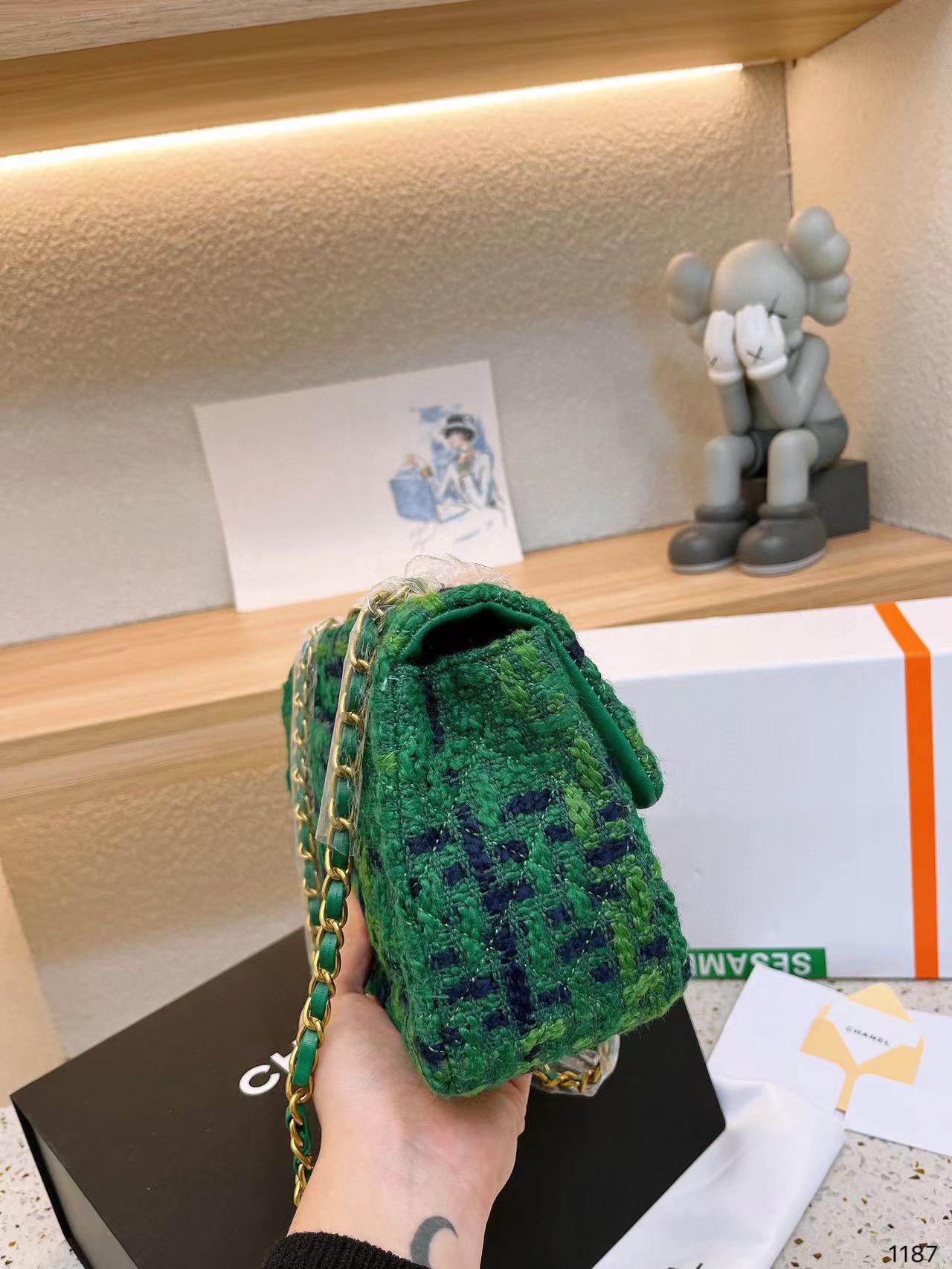 ⭐CHANE1 cf ニットショルダー/クロスボディバッグ【50％割引+送料無料】