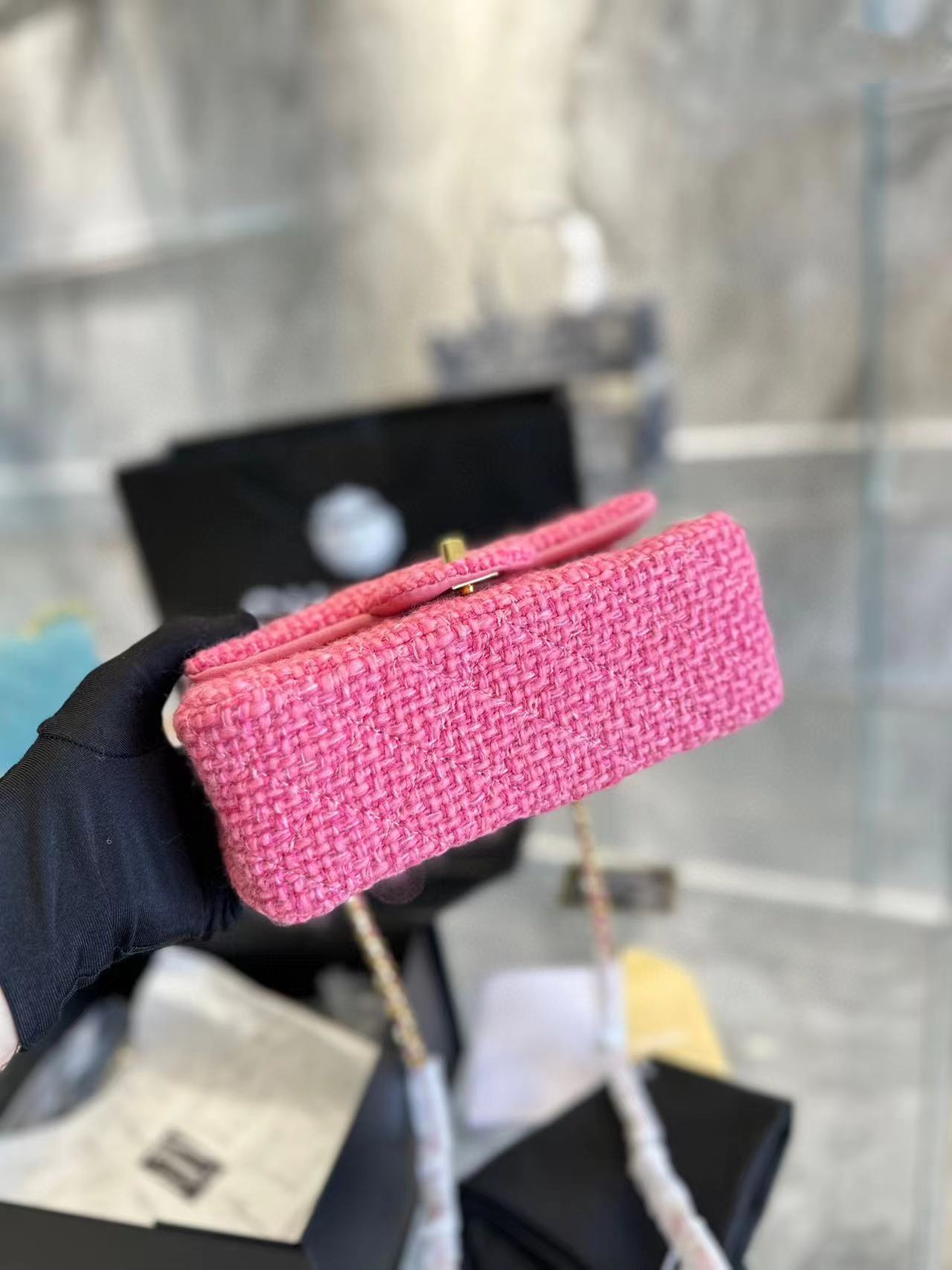 ⭐CHANE1 22K ウール/ショルダー/メッセンジャーバッグ【50％割引+送料無料】