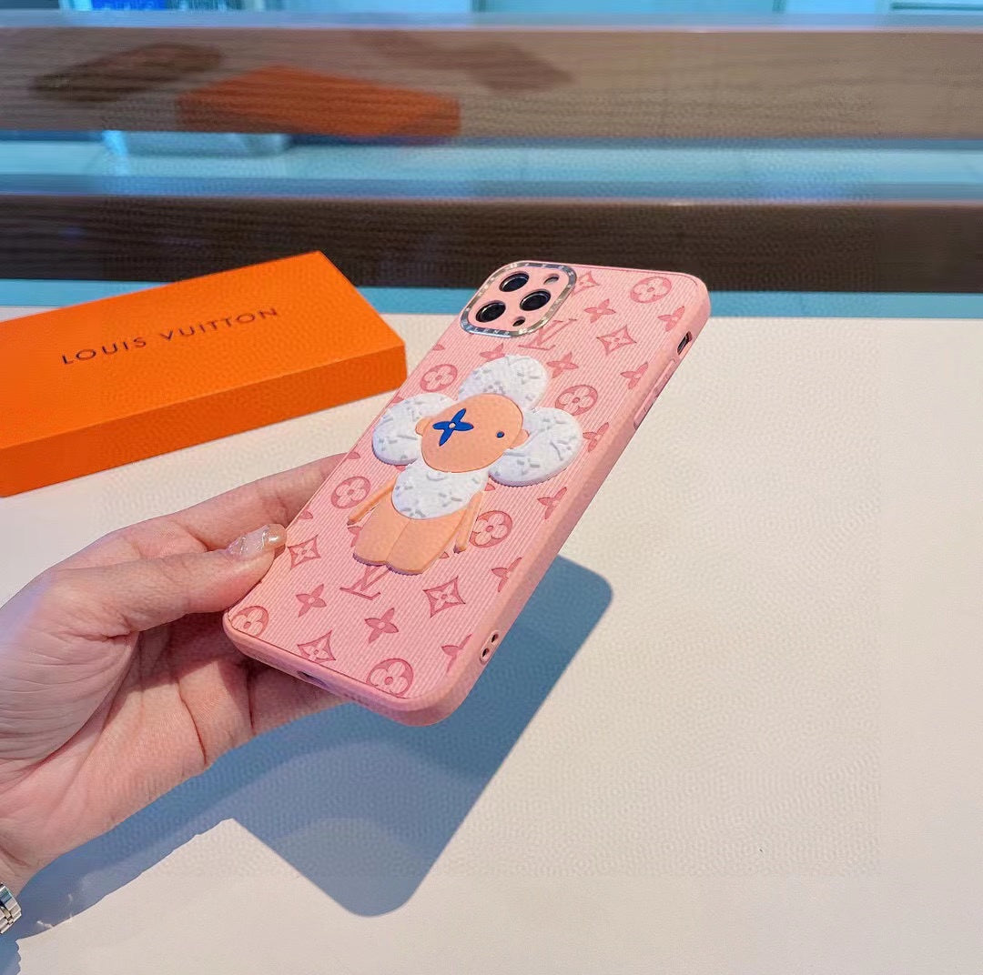 🌟【LV 】3Dひまわり iphone電話ケース📱【50％割引+送料無料】