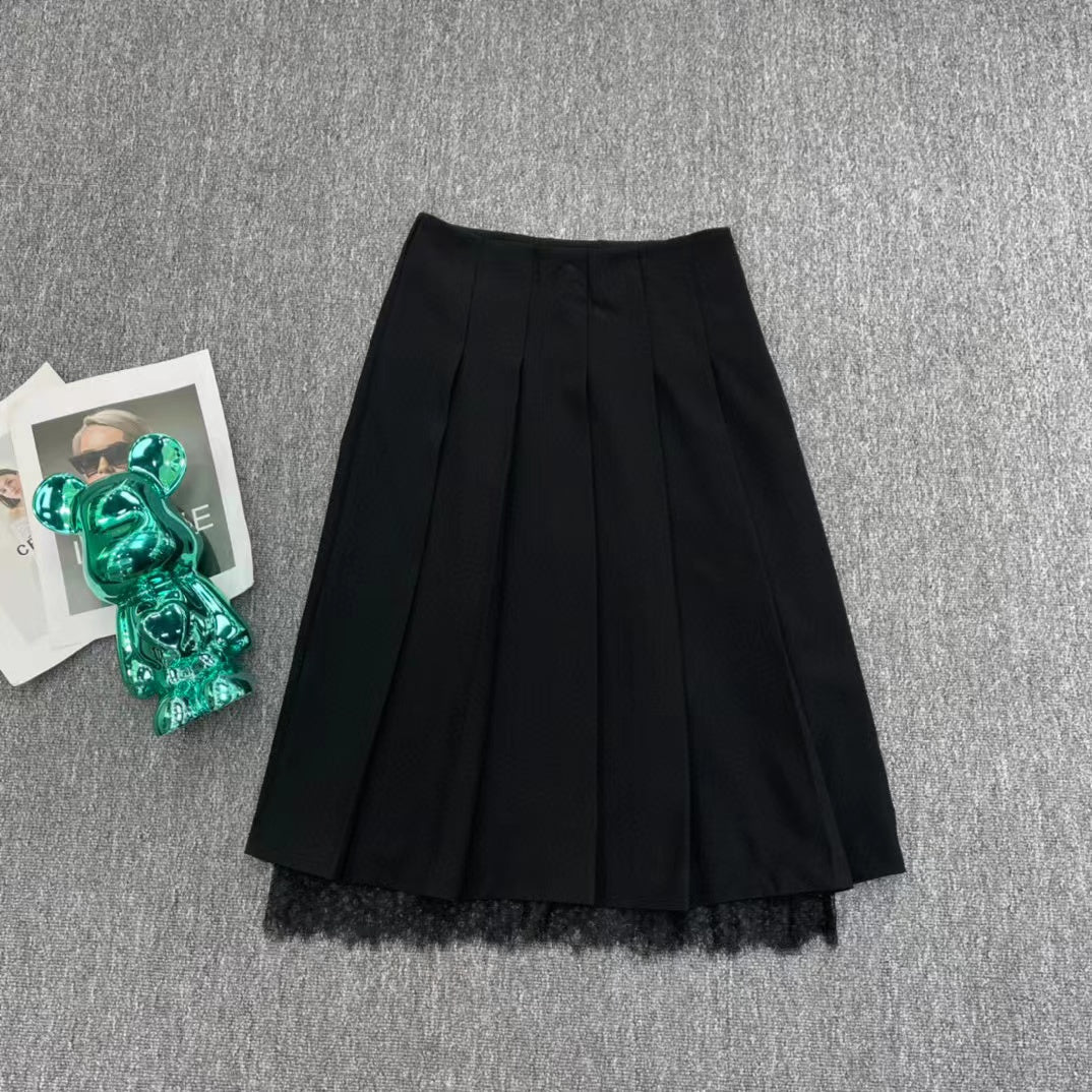 【D1OR 】春夏新作スペルレーススーツショートジャケット+スカート【50％割引+送料無料】