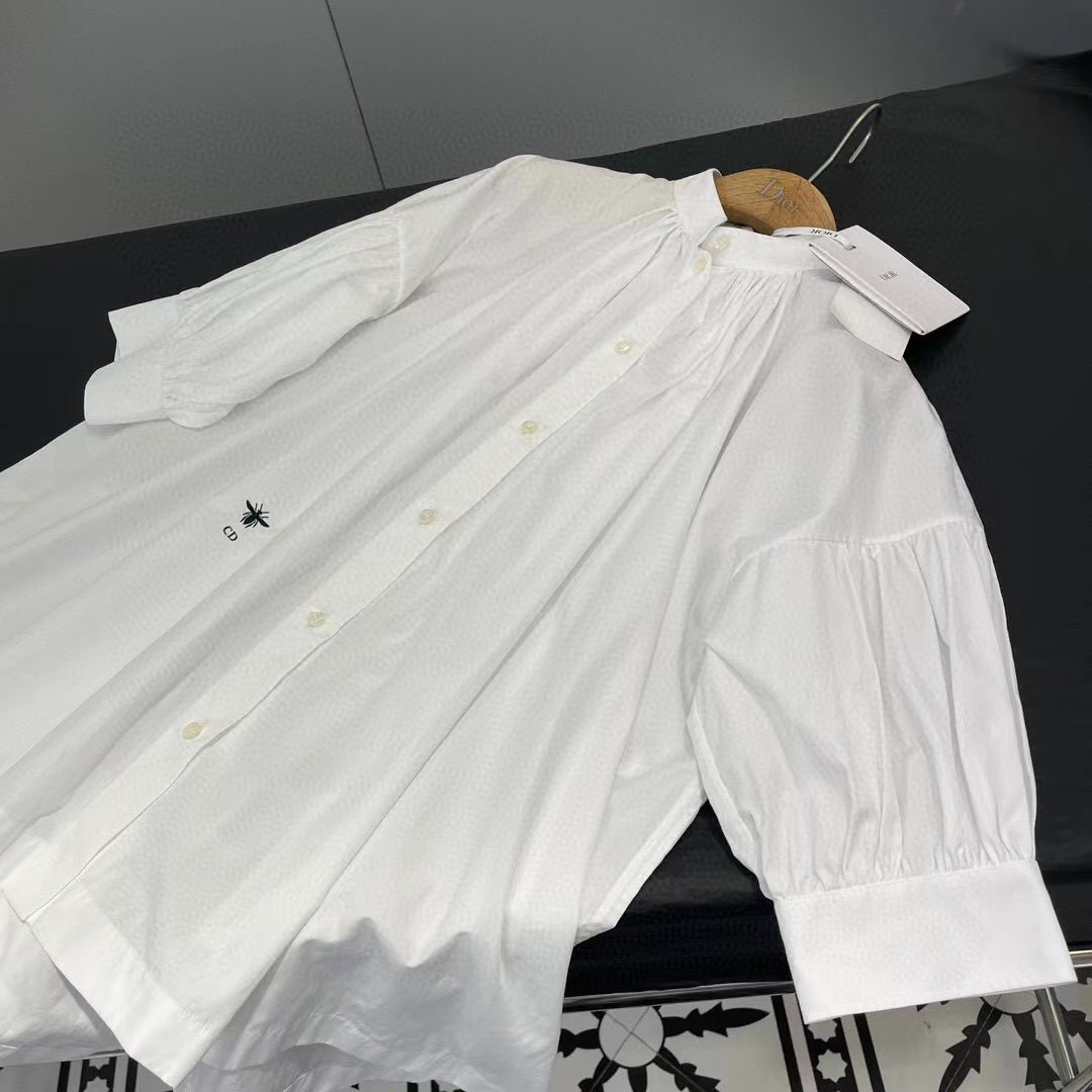 ⭐D1OR リトルビー パフスリーブシャツ【50％割引+送料無料】