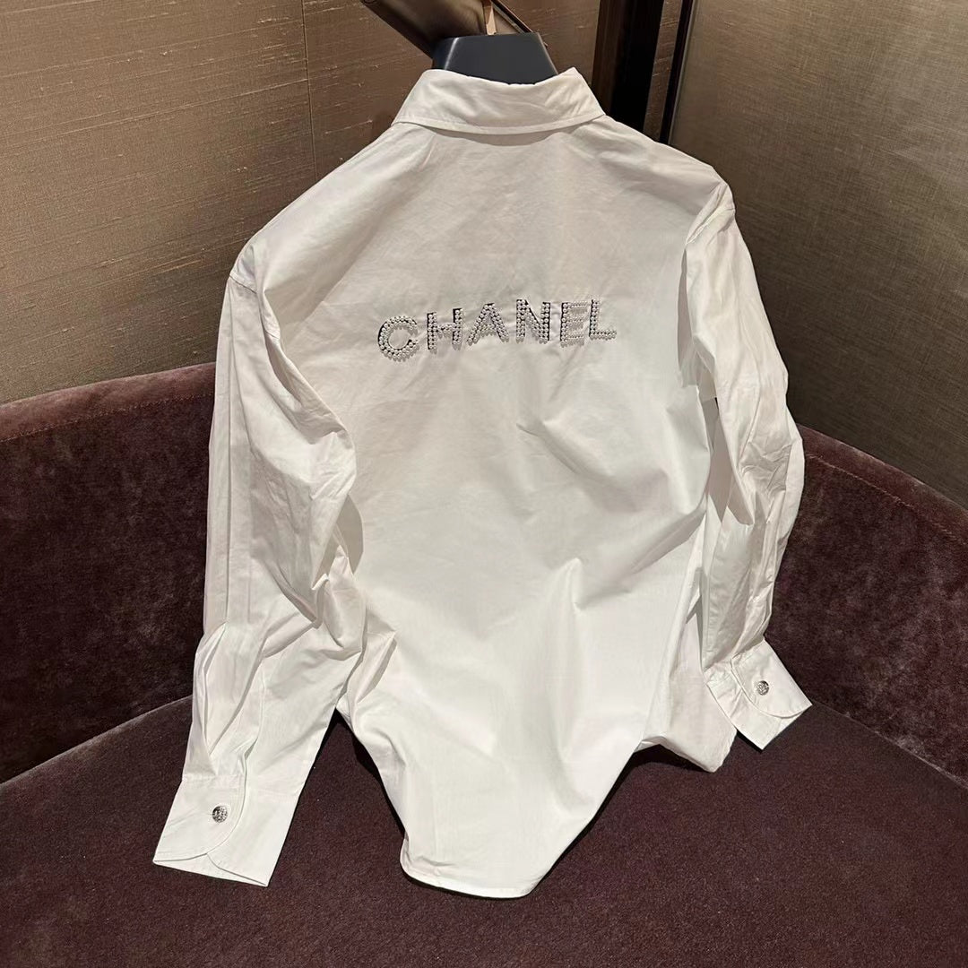 ⭐CHANE1重工業ビーズカジュアルシャツ【50％割引+送料無料】