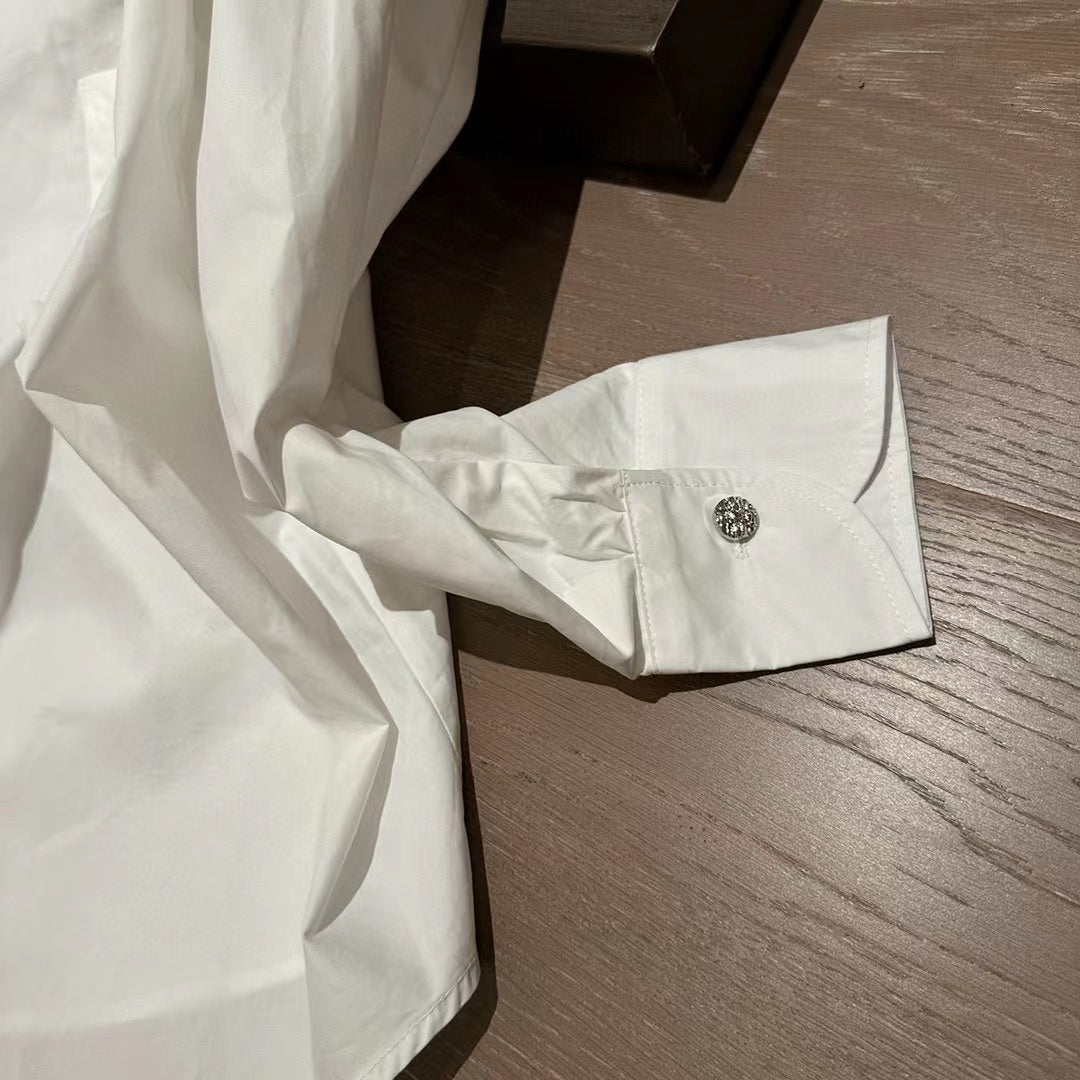 ⭐CHANE1重工業ビーズカジュアルシャツ【50％割引+送料無料】