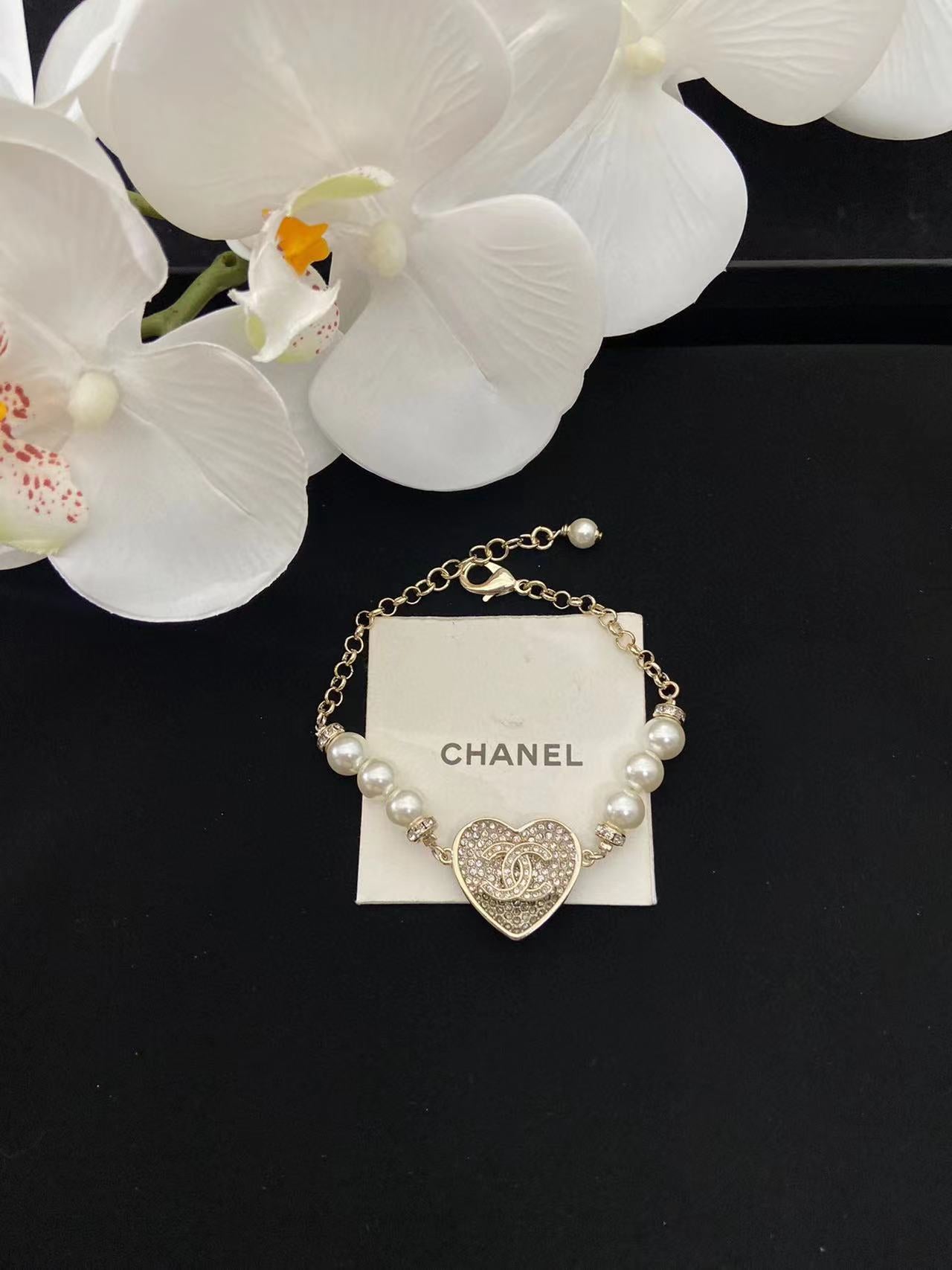 CHANE1 ハート ダイヤモンド ブレスレット ネックレス イヤリング【50％割引+送料無】