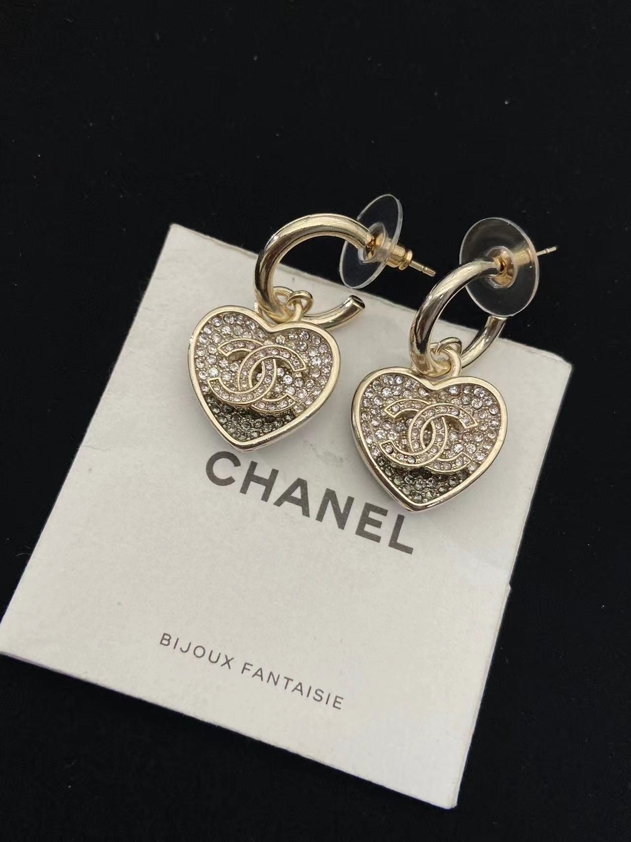 CHANE1 ハート ダイヤモンド ブレスレット ネックレス イヤリング【50％割引+送料無】