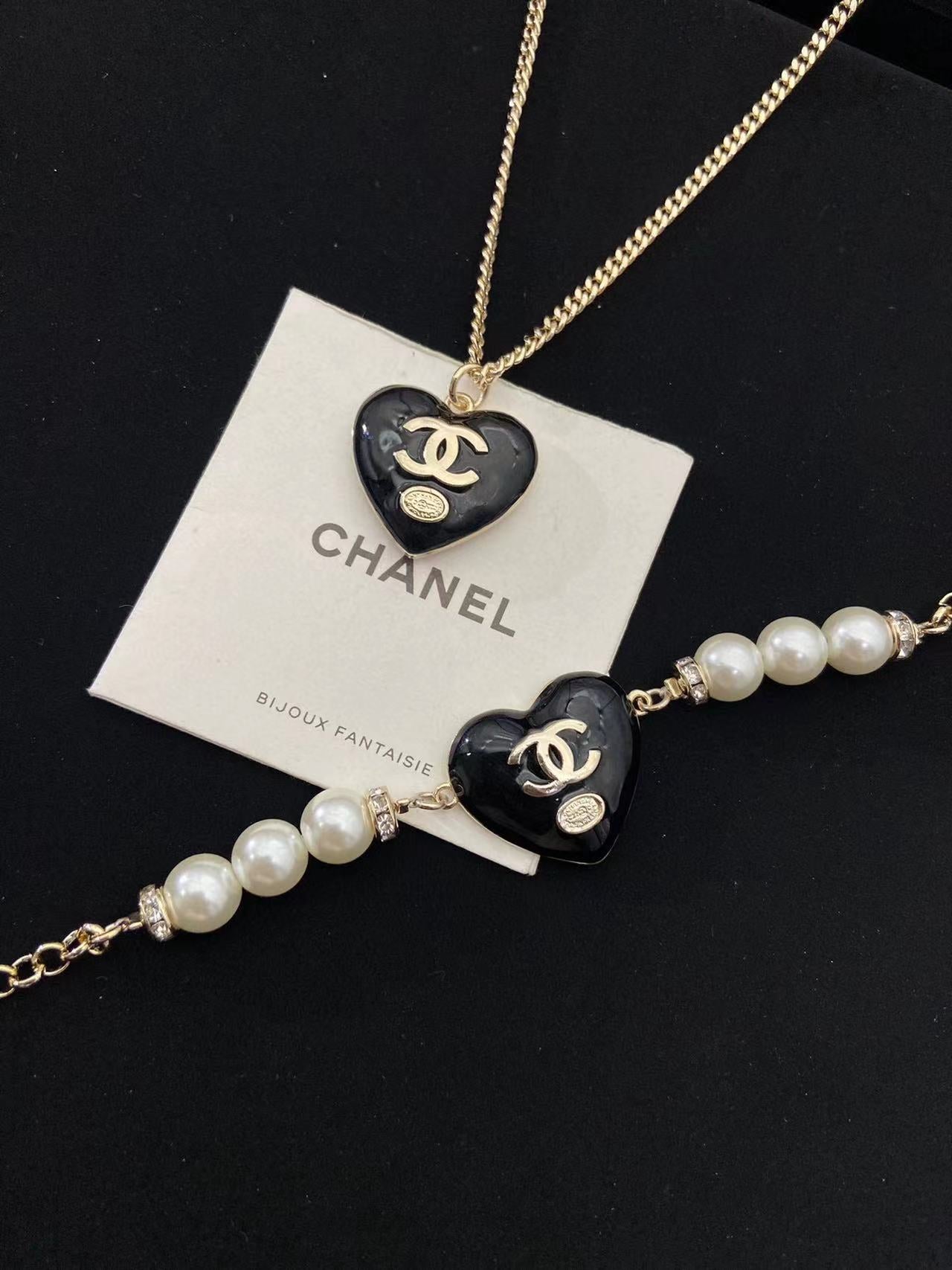 CHANE1 ハート ダイヤモンド ブレスレット ネックレス イヤリング【50％割引+送料無】