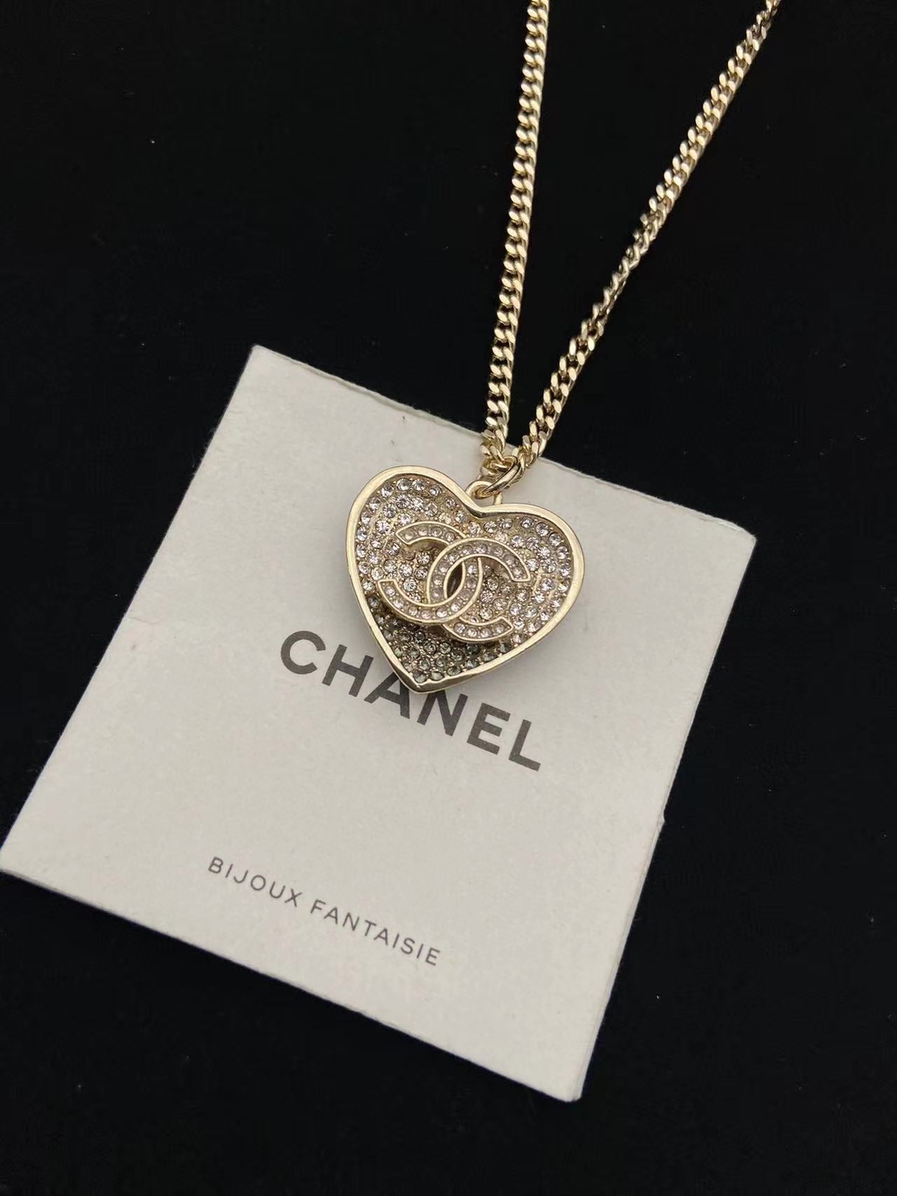 CHANE1 ハート ダイヤモンド ブレスレット ネックレス イヤリング【50％割引+送料無】