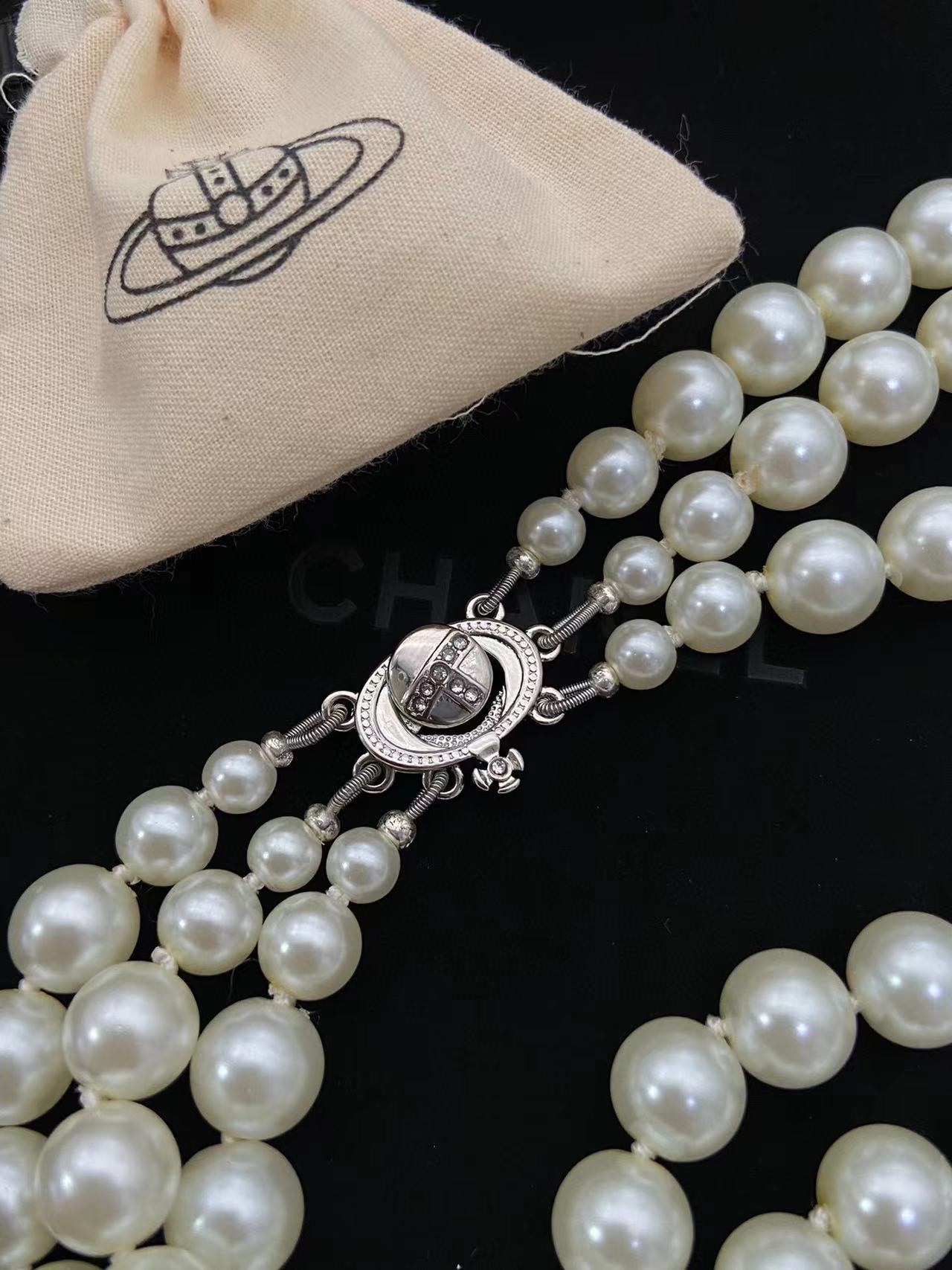 Viv1enne Westwood パール レイヤード ネックレス【50％割引+送料無】