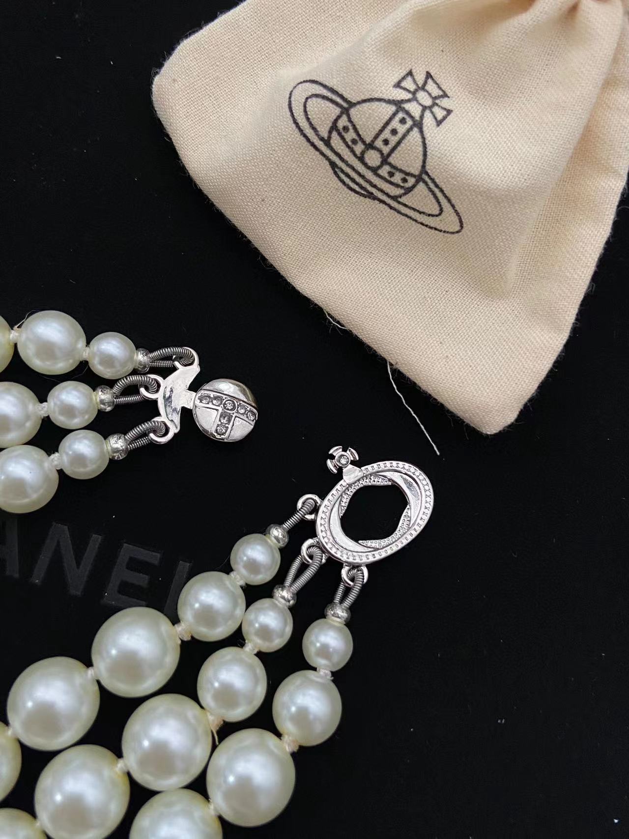 Viv1enne Westwood パール レイヤード ネックレス【50％割引+送料無】