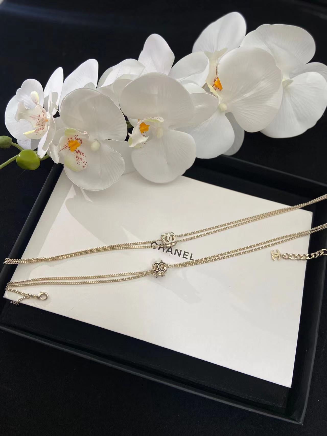 CHANE1 ダイス 白黒 ネックレス【50％割引+送料無】